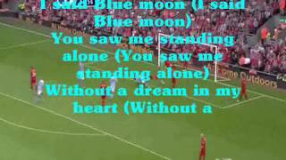 Manchester City Anthem Blue Moon with lyric [upl. by Harrietta661]