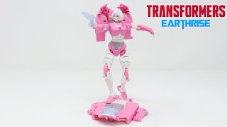 Transformers Earthrise Deluxe Class Arcee Review [upl. by Suh]