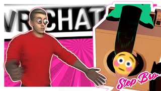 Step Bro Im Stuck 😳 VRChat Funny moments [upl. by Elatsyrc964]