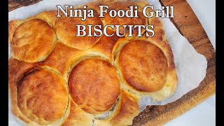 Air Fryer Biscuits made from SCRATCH  Ninja Foodi Grill Recipes [upl. by Daiz]