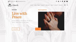 Church WordPress Theme  Religious Website Builder Templates [upl. by Duile399]