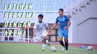 Persikabo Latihan Bersama Dengan Arema FC  PERSIKABO 1973 [upl. by Gentille]