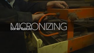 Micronizing UK Ltd  Rebuilding and refitting Micronizer burners [upl. by Anilrats86]