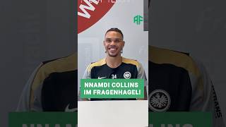 Eintracht Frankfurts Shootingstar Nnamdi Collins im Fragenhagel ⚡️ [upl. by Suzi847]