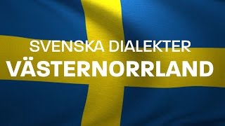 Svenska Dialekter – Norrländska – Västernorrländsk dialekt Voice To Me [upl. by Ellenij]