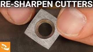 Sharpening Carbide Cutters Woodturning Howto [upl. by Sirrep15]