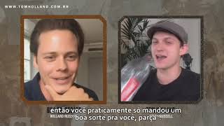 QampA com Tom Holland e Bill Skarsgård de “O Diabo de Cada Dia”  Disponível na Netflix [upl. by Eelac]