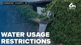 Conemaugh Township issues water usage restrictions [upl. by Hardman]