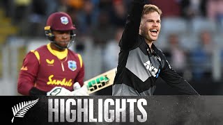 Ferguson 521 Pollard 75 in Eden Park Thriller  BLACKCAPS v West Indies  KFC T20I 1 2020 [upl. by Thin]