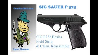 Sig Sauer P232 Field Strip Clean and Reasemble [upl. by Esilec443]