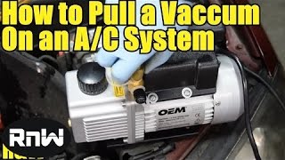 How to Pull a Vacuum on an AC System  Step by Step [upl. by Gennifer]