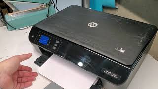 Out Of Paper Error When There is Paper in Printer HP ENVY 4500 5530 4501 Fix Jam and Mispick [upl. by Enimsaj]