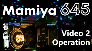 Mamiya 645 Pro Video 2 Operation Taking Photos Double Exposures Metering Changing Lenses [upl. by Gretal]