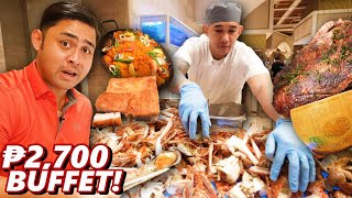 ₱99 vs ₱2700 Eat All You Can BUFFET in MANILA Hotel vs Eatery [upl. by Htezil]