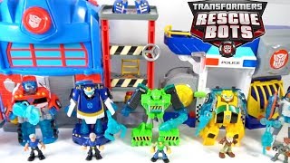 Transformers Rescue Bots Full Collection Energize Protect Griffin Rock Heatwave Chase Boulder Blades [upl. by Moffitt]