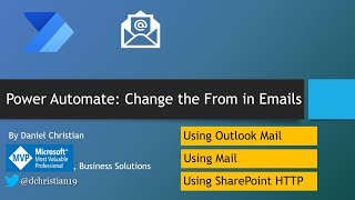 Power Automate Change the From in Emails [upl. by Itsyrk]