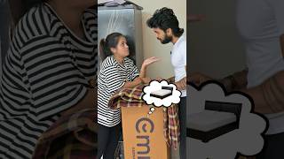 New Gift for Mom amp Dad 🎁♥️ comedy funny couplegoals couple fyp trending tamilcomedy bed [upl. by Buckingham]