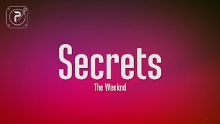 The Weeknd  Secrets Lyrics [upl. by Arnuad]