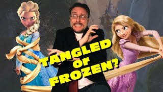 Tangled vs Frozen  Nostalgia Critic [upl. by Erlene]