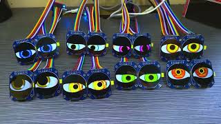 Animated Eyes  Animasi Mata ESP32 LCD TFT Round GC9A01 [upl. by Nerret]