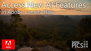 Access new features in Adobe Camera Raw V17  AdobeCameraRaw AI NewRelease [upl. by Neau]