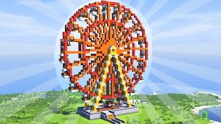 How To Build a FERRIS WHEEL in Minecraft CREATIVE BUILDING [upl. by Macegan503]