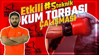 ETKİLİ 5 TEKNİK KUM TORBASI ÇALIŞMASI [upl. by Stanwinn]