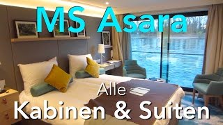 MS Asara  Kabinen amp Suiten Flussschiff [upl. by Ailb200]