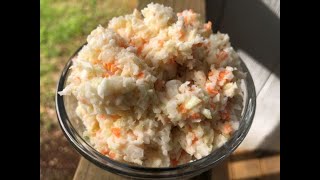 COLE SLAW homemade that tastes like KFC [upl. by Jelene]