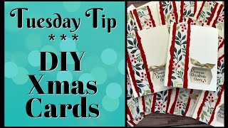 Handmade POP UP Christmas Card in Minutes [upl. by Arni]