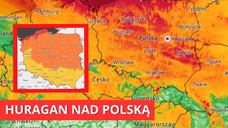 Czerwony alarm i huragan nad Polską quotZniszczenia mogą być dużequot [upl. by Knitter]