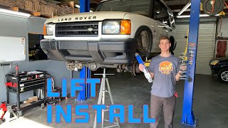 Land Rover Discovery Overland Build Ep1  Lift kit Install [upl. by Hanzelin]