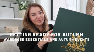 GETTING READY FOR AUTUMN  WARDROBE ESSENTIALS AND AUTUMN EVENTS  PetiteElliee Vlogs [upl. by Nilla]