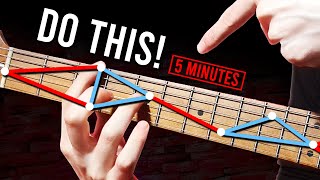 How to INSTANTLY visualize the FULL fretboard Guitar Lesson [upl. by Itin]