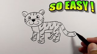 How to Draw a Tiger [upl. by Eveam368]