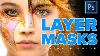 How to use PHOTOSHOP LAYER MASKS  7 TRICKS with masks [upl. by Llenrep385]