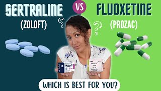 Comparison of Fluoxetine Prozac vs Sertraline Zoloft [upl. by Nere]