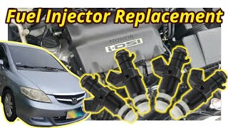 How To Replace Fuel Injectors  Honda IDSI [upl. by Dyan689]