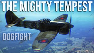 World War 2 Dogfights The British Hawker Tempest Dogfight Vs Bf109  IL2 [upl. by Nanice525]