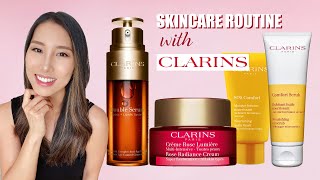 Best of Clarins Skincare  Serum Scrub Mask amp More  ChrisHanXoxo [upl. by Haleigh]