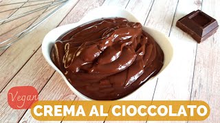 CREMA PASTICCERA AL CIOCCOLATO senza uova  facilissima [upl. by Eirolam10]