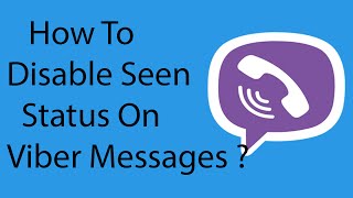 How to Disable or Remove Seen Status On Viber Messages 2016 [upl. by Wharton894]