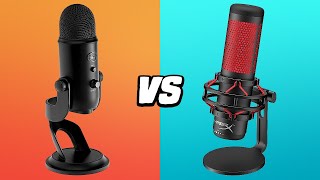 Best USB Mics Under 150  Hyper X Quadcast vs Blue Yeti [upl. by Jeno]