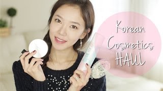 Mini Korean Cosmetics HAUL ♥ 한국 메이크업 제품들 [upl. by Earleen]