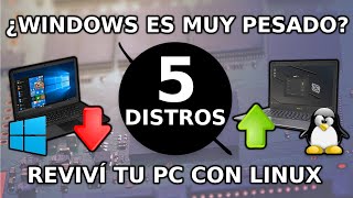 🐧 LINUX para PC de BAJOS Recursos  5 Recomendaciones ESPAÑOL [upl. by Eintruok]