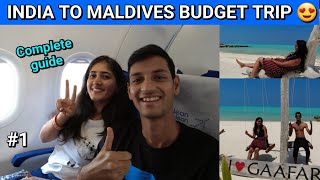 INDIA TO MALDIVES 🇲🇻 HONEYMOON BUDGET TRIP  COMPLETE GUIDE 2022 [upl. by Elinore]