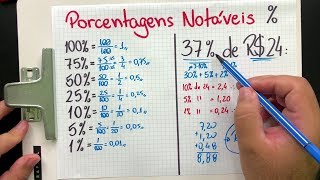 💡 DICA 16  Como Calcular PORCENTAGEM DE CABEÇA Através das Porcentagens Notáveis [upl. by Rema]