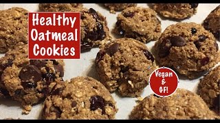 Healthy Oatmeal Cookies  Vegan amp Gluten Free [upl. by Anidan971]