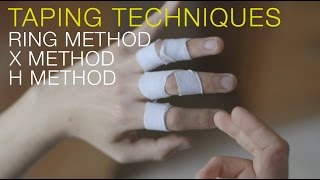 Finger tape for pulley injuries climbers finger [upl. by Lerad]