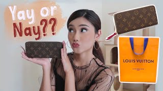 LOUIS VUITTON CLEMENCE WALLET 7 MONTHS WEAR amp TEAR  PROS amp CONS  REGRETS 🤔 [upl. by Marmawke]